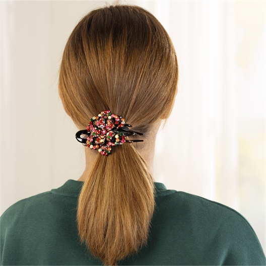 Pince à cheveux diamantée
