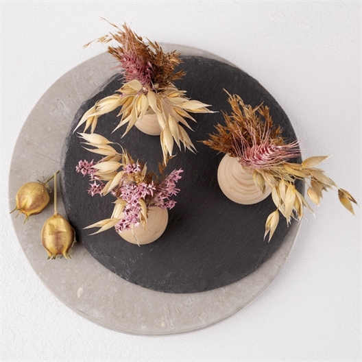 Fleurs séchées rose tendre ou naturelles