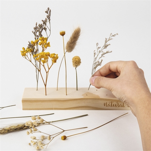 Kit liteau fleurs séchées