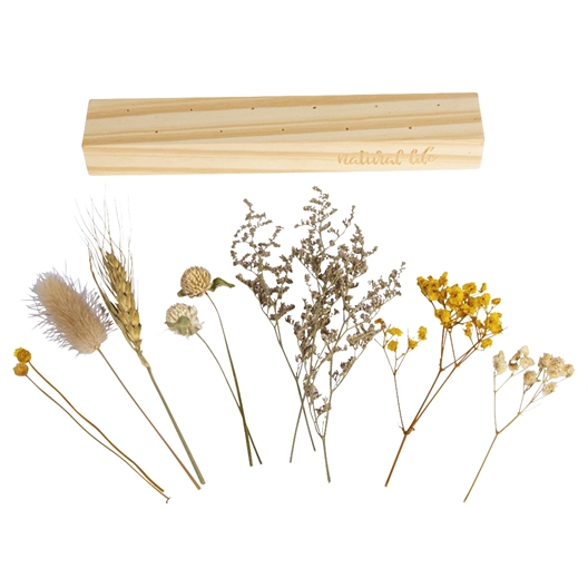 Kit liteau fleurs séchées