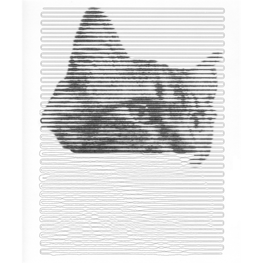 Coloriage lignes mystères Félins câlins