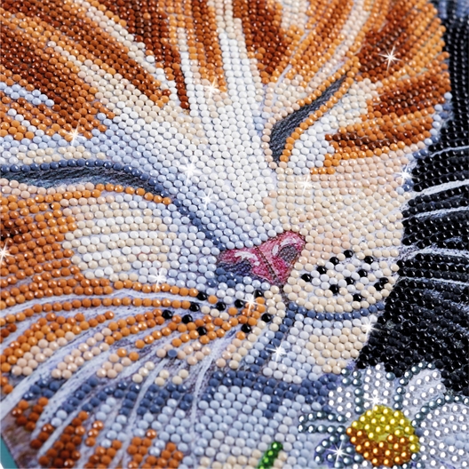 Kit tableau broderie diamant Chats dormeurs