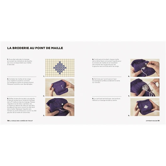 La Bible des carrés en tricot