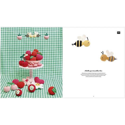 Livre Ricorumi Just Bees + Fruits + Flowers
