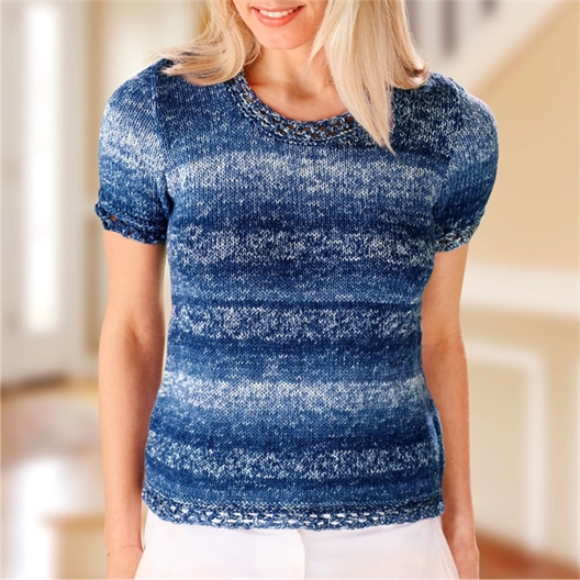 Modèle tricot Denim débardeur n°1