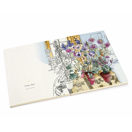 Carnet de coloriages fleurs