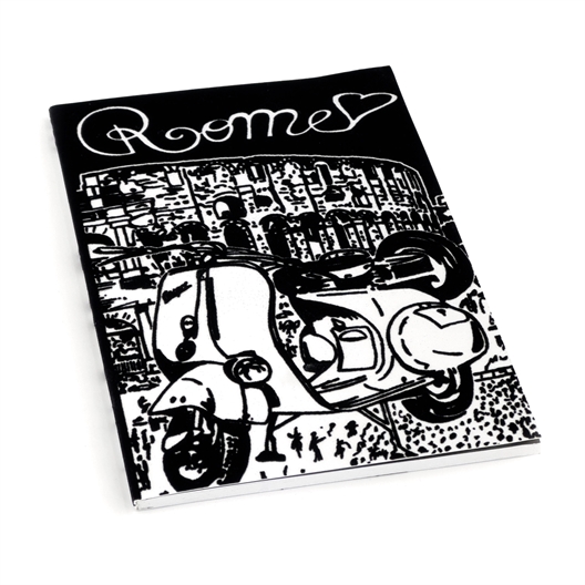 Carnet de note velours : villes d'Italie