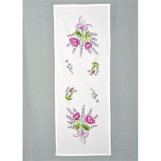 Linge de table lavande et roses