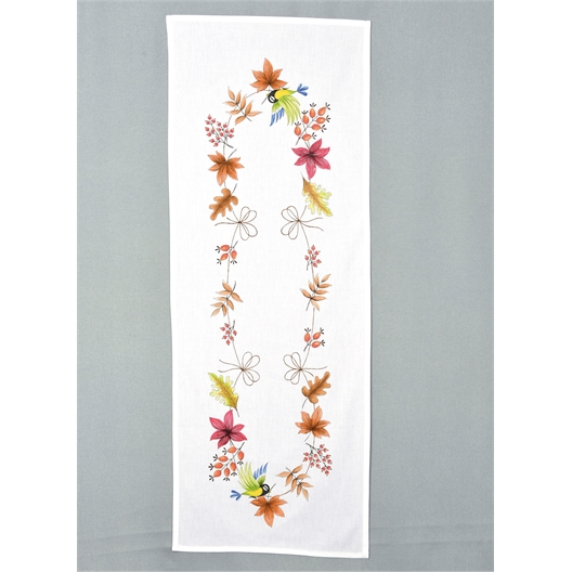 Linge de table feuilles d'automne