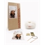 Kit bonnet et mitaines Stéphaline Rose