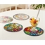 Kit broderie diamant 4 sets de table fleurs
