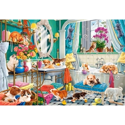 Puzzle 1500 pièces L'heure du bain