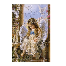 Puzzle carte postale 24 pièces Petit ange