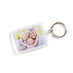 4 porte-clefs photo rectangle
