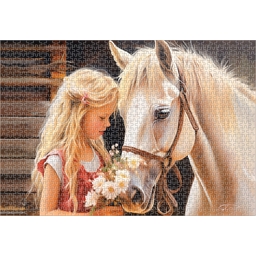 Puzzle 1000 pièces Mon ami le cheval