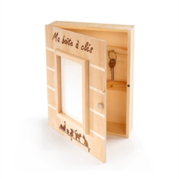Boîte à clés bois à personnaliser