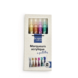 6 marqueurs peinture acrylique
