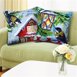 Kit coussin canevas - divers modèles