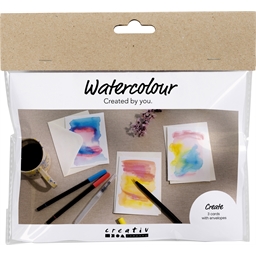 Mini kit aquarelle cartes et enveloppes