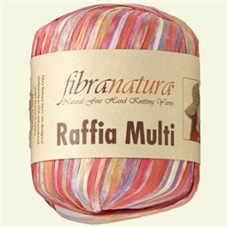 Fil à crocheter Raffia Multi : divers coloris