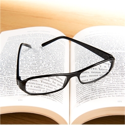 Monture loupe noire avec grossissements