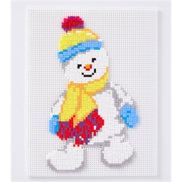 Mosaïc art Bonhomme de neige
