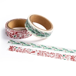 Lot de 2 Masking Tape branche de houx