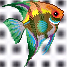 Mosaïc Art : Poisson