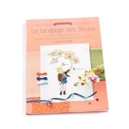 Language des fleurs à broder au point de croix