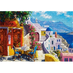 Puzzle 1000 pièces Village Grec