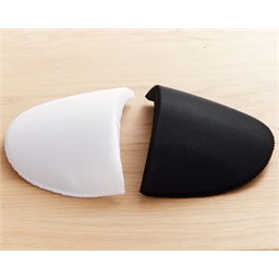 Lot de 2 épaulettes demi-lune blanc ou noir