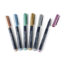 Set de 6 marqueurs métalliques Faber-Castell