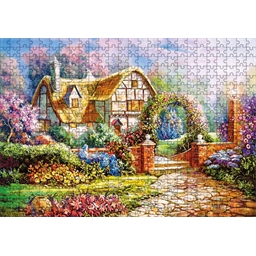 Puzzle 500 pièces Jardin anglais