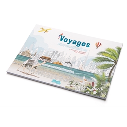 Sous-mains à colorier voyages extraordinaires