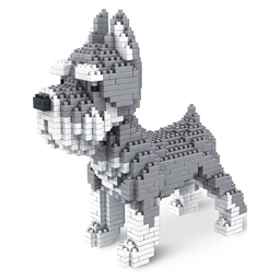 Puzzle 3D chien de compagnie Schnauzer