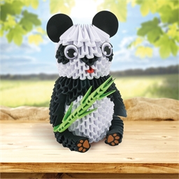 Kit origami 3D panda