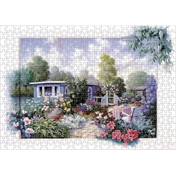 Puzzle 500 pièces Jardin floral