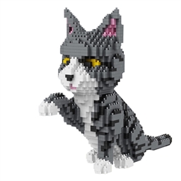 JEUX éducatif - Puzzle 3d animaux domestiques CHAT