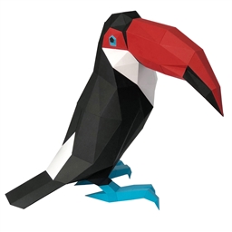Kit sculpture en papier Toucan