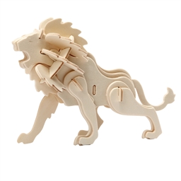 Puzzle en bois à assembler Lion