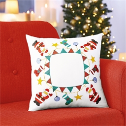 Set de 2 coussins à colorier Père Noël