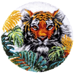 Kit tapis point noué Tigre