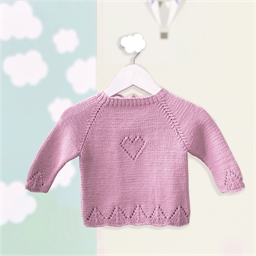 Fiche explicative Baby Cotton pull cœur n°1