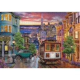 Puzzle 1000 pièces Tram de San Francisco