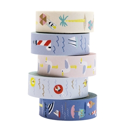 Set de 5 Masking Tape Maritime