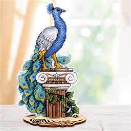 Kit broderie support rigide paon ou oiseau