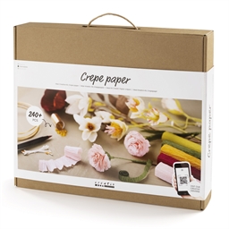 Maxi kit créatif fleurs en papier crépon