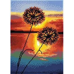 Kit de peinture par numéro - Coucher de soleil - Craft Buddy