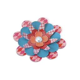 Kit déco 3D en papier fleurs