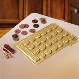 Moule pièce en chocolat